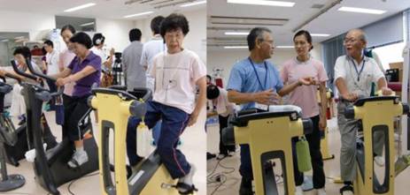 seniors exercising